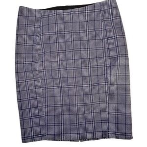 Liverpool Navy and White Pencil Skirt